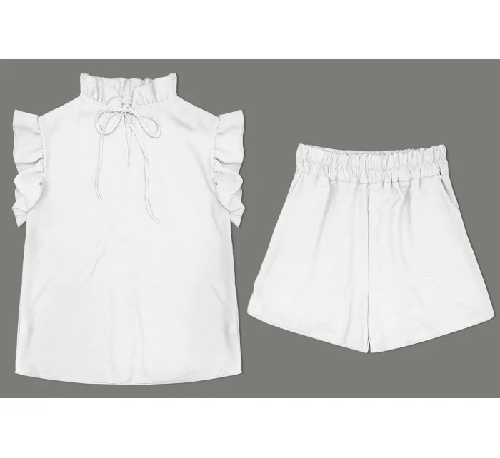 Vzdušný biely letný dámsky komplet (762ART) Vzdušný biely letný dámsky komplet (762ART)