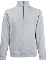 Fruit of the Loom Premium Zip Neck Sweat Mikina s 1/4 zipsom 16.2032 melírovaná šedá Fruit of the Loom Premium Zip Neck Sweat Mikina s 1/4 zipsom 16.2032 melírovaná šedá