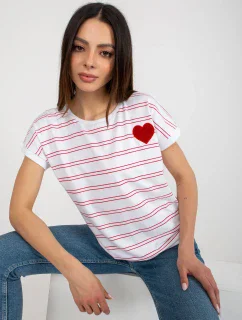 Blúzka RV BZ 8619.94 biela a červená