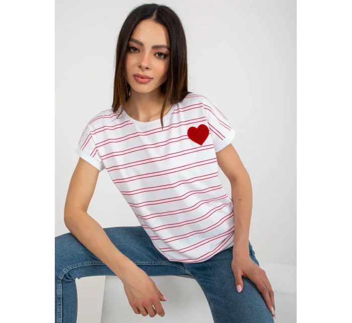 Blúzka RV BZ 8619.94 biela a červená