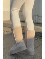 Snežnice s vysokou platformou Big Star OO274894 Light Beige Snežnice s vysokou platformou Big Star OO274894 Light Beige