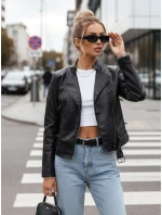 dámská kožená bunda ramones černá Dstreet model 21974131 - FashionStreet