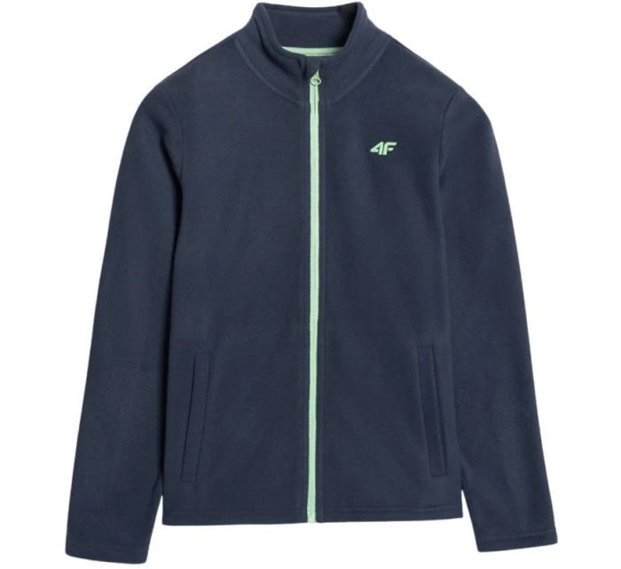 Chlapčenský fleece 4F M413 tmavomodrý 4FJWAW25TFLEM413 31S Chlapčenský fleece 4F M413 tmavomodrý 4FJWAW25TFLEM413 31S