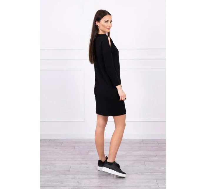 Šaty s potlačou Dream black Šaty s potlačou Dream black