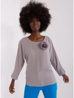 Blúzka LK BZ 506560.14P sivá