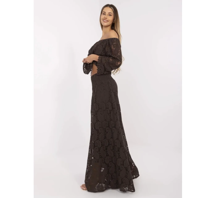 Nohavice MI SP 88501.81 tmavohnedé