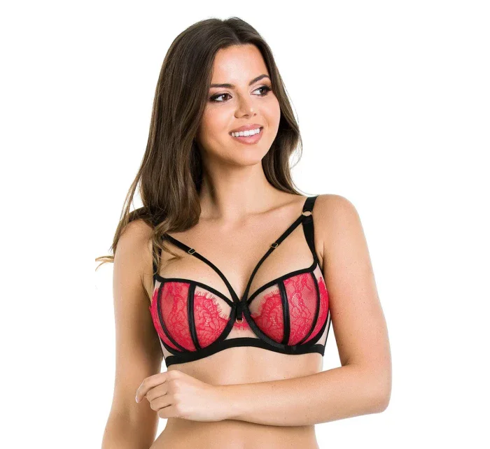 Dámska podprsenka BALKONETKA DELICE 19091 RED Dámska podprsenka BALKONETKA DELICE 19091 RED