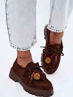 Poloplatformové topánky model 228964 Krok vo veľkom štýle