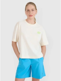 Dámske tričko s potlačou 4F 4FWSS25TTSHF1967-11S