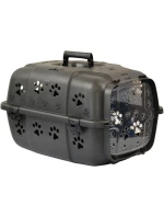 48X32X30CM PREPRAVKA PRE DOMÁCE ZVIERATÁ - ČIERNA