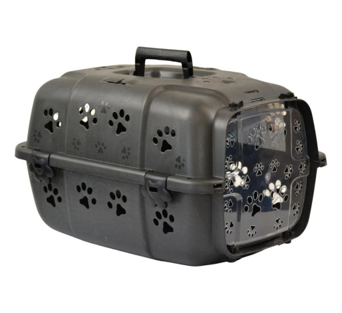 48X32X30CM PREPRAVKA PRE DOMÁCE ZVIERATÁ - ČIERNA