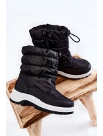 Dziecięce Śniegowce Na Suwak Big Star KK374235 Czarne Dziecięce Śniegowce Na Suwak Big Star KK374235 Czarne