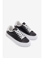 Dámské tenisky z eko kůže Big Star model 22009885 HIPOLY SYSTEM Černé - Big Star Shoes