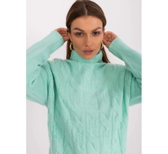 Sweter AT SW ciemny model 21791025 - FPrice Sweter AT SW ciemny model 21791025 - FPrice