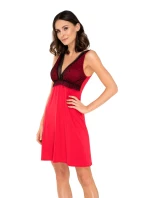 Červeno-čierna košieľka Valerie - Babella