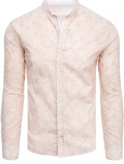 Dstreet DX2304 ružová pánska košeľa