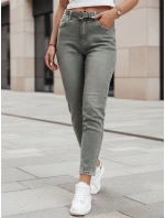 Dámske džínsové nohavice slim fit s opaskom SLIMFIZ modré FashionStreet UY2494 Dámske džínsové nohavice slim fit s opaskom SLIMFIZ modré FashionStreet UY2494