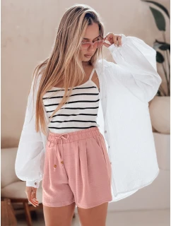 Dámské látkové šortky SUMMER růžové Dstreet model 21987213 - FashionStreet