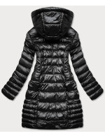 Ľahká čierna dámska prešívaná zimná bunda (Z2780-1)