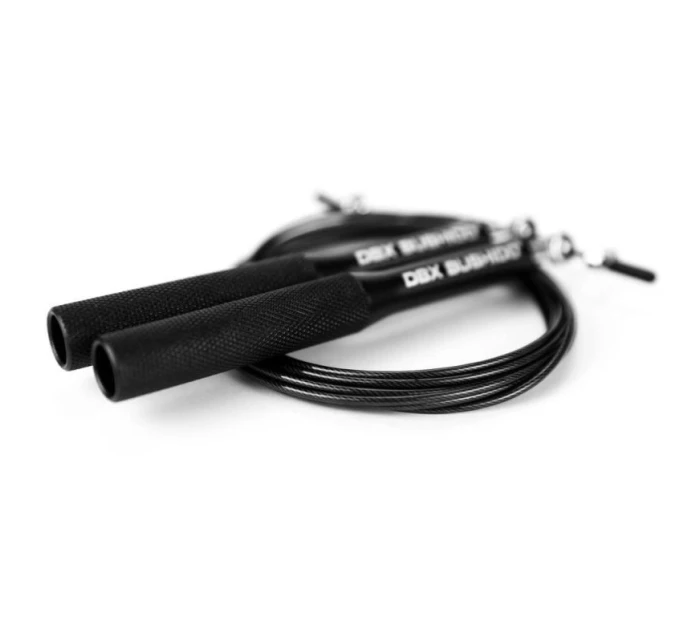 Hliníkové švihadlo s oceľovým lanom DBX Pro Black + puzdro Hliníkové švihadlo s oceľovým lanom DBX Pro Black + puzdro
