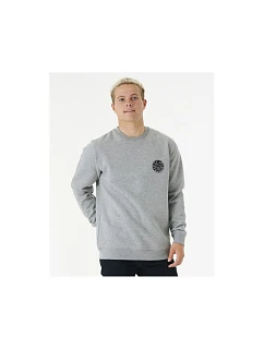 Pánska mikina RIP CURL Wetsuit Icon Crew, sivá