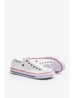 Big Star Niskie Męskie Białe Trampki T174102 Big Star Niskie Męskie Białe Trampki T174102