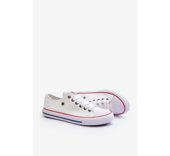 Big Star Niskie Męskie Białe Trampki T174102 Big Star Niskie Męskie Białe Trampki T174102