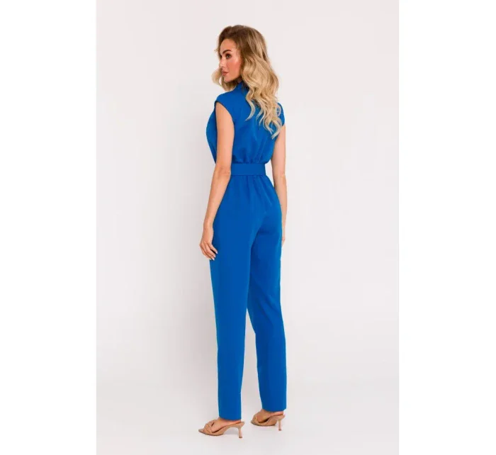 M780 Kombinéza s asymetrickým vzorom - modrá