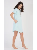 Dámské domácí šaty s krátkým rukávem Garden