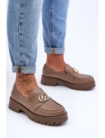 Poltopánky na podpätku model 186415 Step in style Poltopánky na podpätku model 186415 Step in style