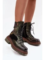 Šnurovanie vyšší model 219391 Krok v štýle