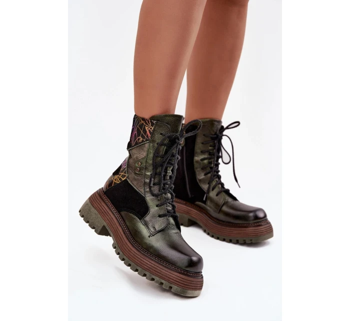 Šnurovanie vyšší model 219391 Krok v štýle