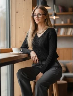 dámský svetr černý Dstreet model 21967084 - FashionStreet