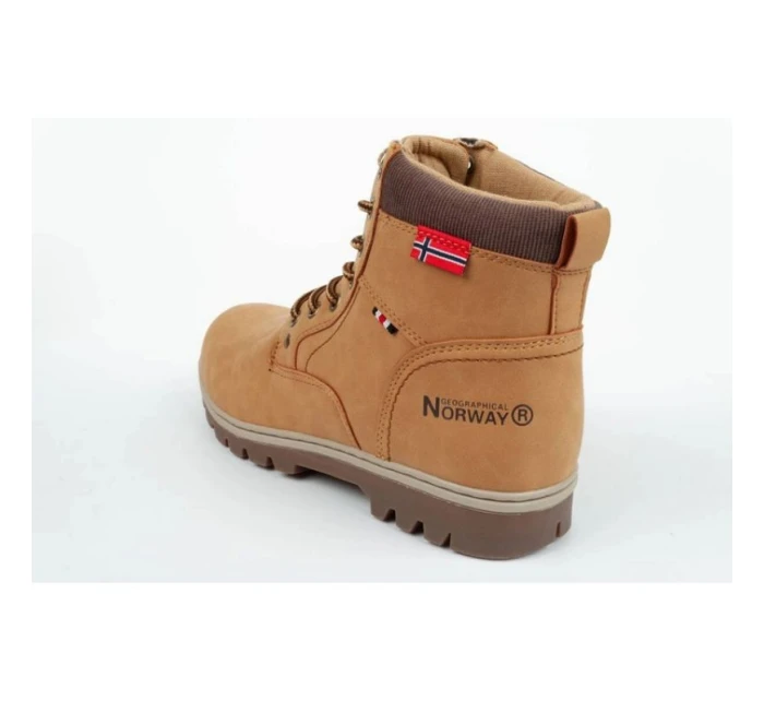 Geografické Nórsko pánska obuv M WALK-GN CAMEL