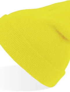 Atlantis Headwear Wind Pletená čiapka „Wind“ 33.0007 žltá fluo