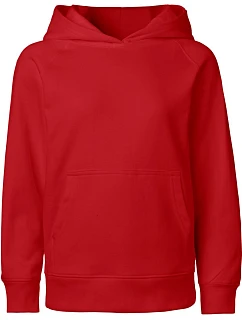 O Dětská mikina s kapucí z bio bavlny red model 22503580 - Neutral