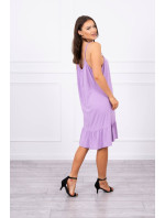 Šaty s tenkým pásikom fialovej