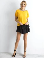 Tričko RV TS model 14816788 tmavě žlutá - FPrice Tričko RV TS model 14816788 tmavě žlutá - FPrice