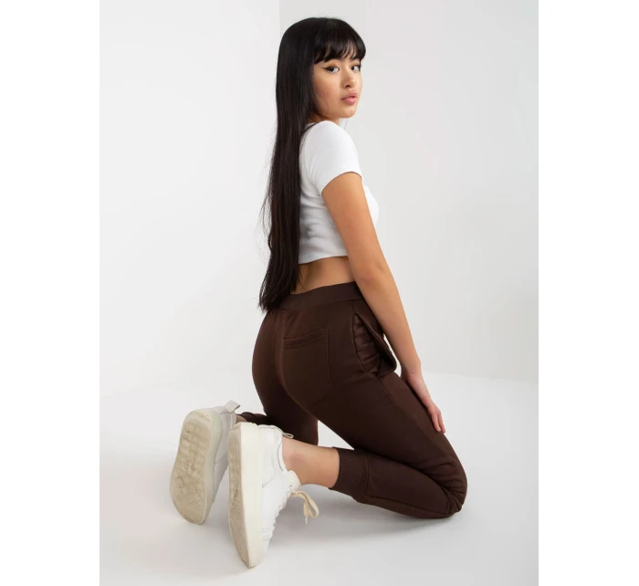 Dámske nohavice TW SP 2003 nohavice.02 tmavo hnedá - FPrice