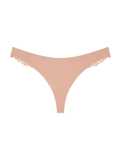 Dámske tangá Pretty Micro String - BROWN - svetlohnedá 00EP - TRIUMPH