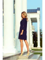 Tmavě modré šaty s krajkou model 6323925 - numoco Tmavě modré šaty s krajkou model 6323925 - numoco