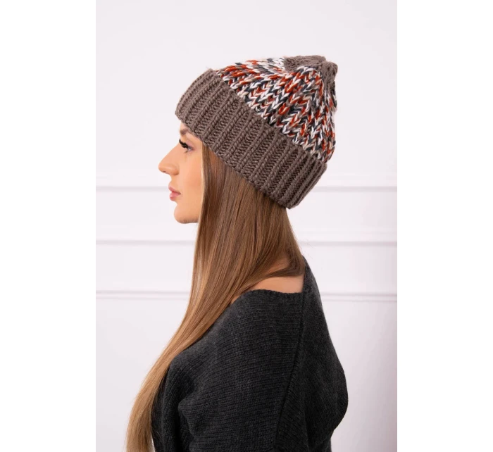 Dámská čepice Iris model 18751799 cappuccino - K-Fashion