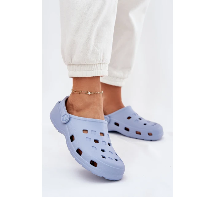 Klapki Damskie Piankowe LEMIGO 806 Niebieskie