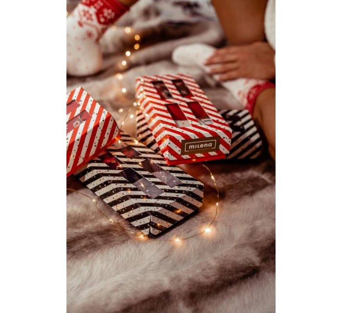 Vánoční sada ponožek 3 páry pánské v model 21780698 - Milena Vánoční sada ponožek 3 páry pánské v model 21780698 - Milena