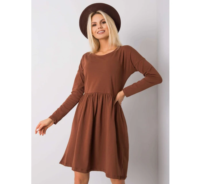 Šaty RV SK 5889.41P hnedá Šaty RV SK 5889.41P hnedá
