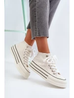 Dámské Tenisky na platformě Bílé Aineri Dámské Tenisky na platformě Bílé Aineri