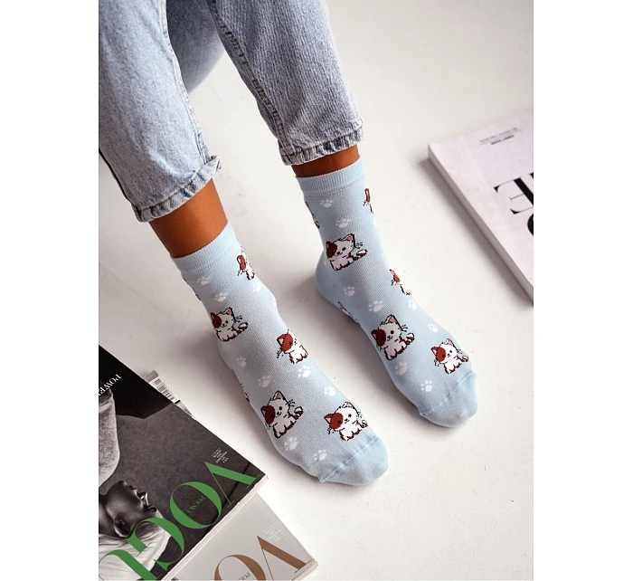 Milena ponožky 0200-236 Malé mačky 37-41