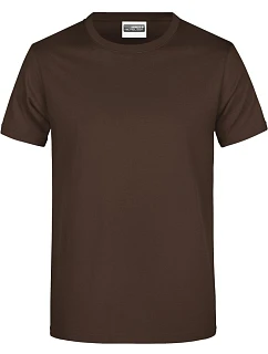 JN Pánské těžké tričko 02.0 brown model 22434790 - Daiber