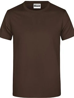 JN Pánské těžké tričko 02.0 brown model 22434790 - Daiber