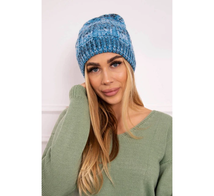 Fleecová čepice Melisa K241 modrá